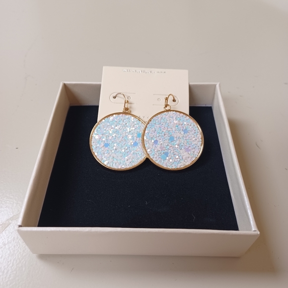 Confetti glitter sparkle earrings - Picture 10 of 10